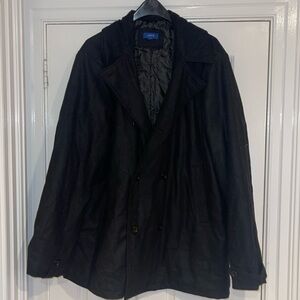 Apt. 9 nwot 2XL TALL men’s top or dress coat gray wool warm pea coat